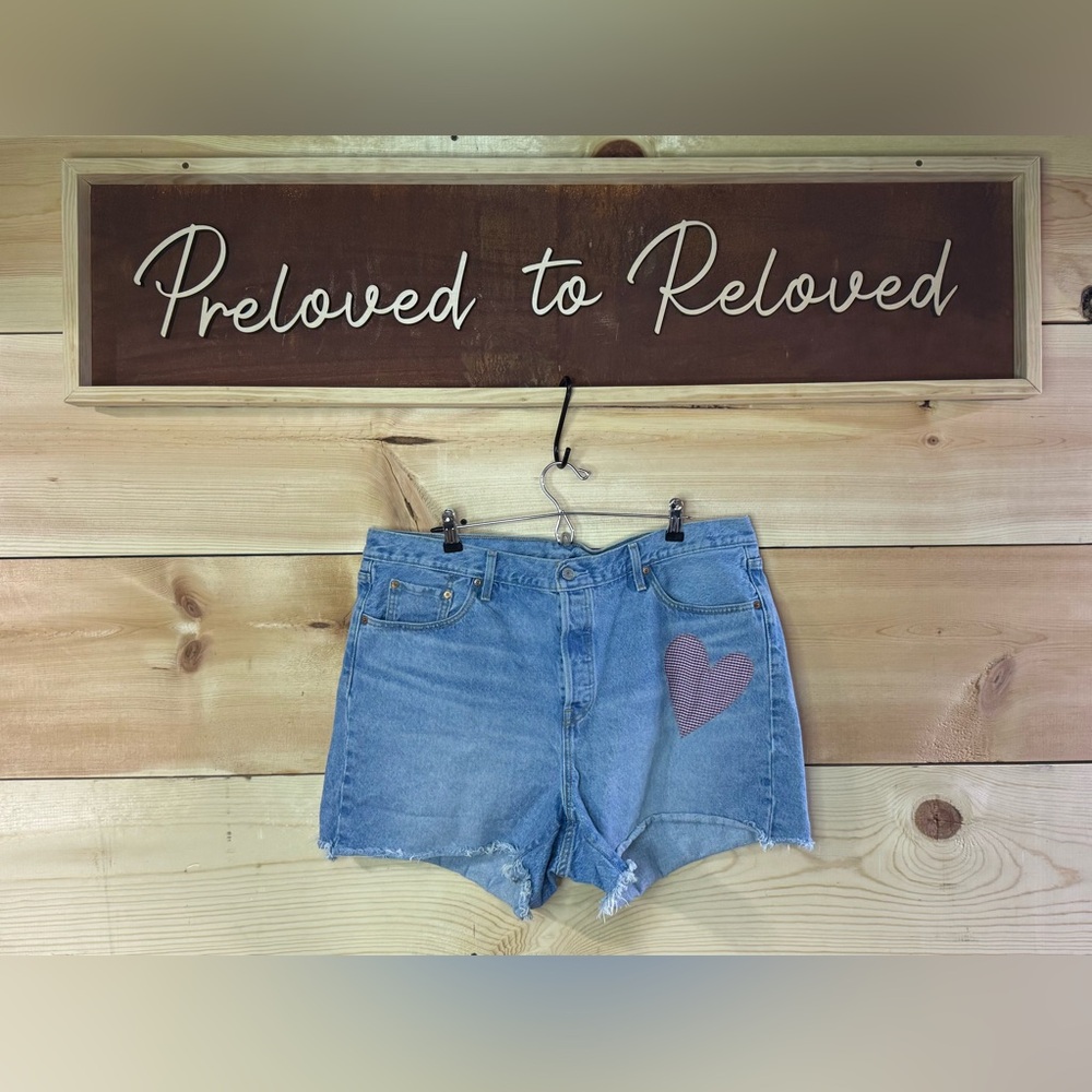 Levi’s 150th Anniversary Heart Patch Shorts
